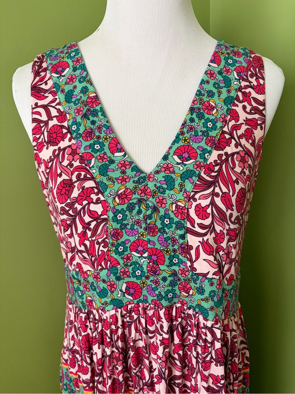 Boden Olympia Jersey V-Neck Maxi Dress - Picture 2 of 6